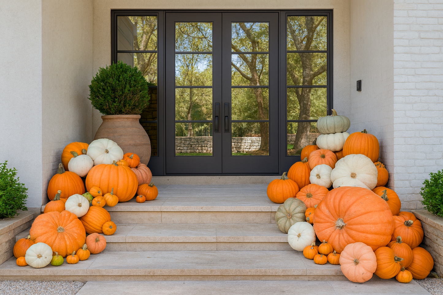 The Showstopper Porch – chic, elevated, and abundant